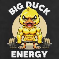 Big Duck Energy Duck Lovers Funny Gym Weightlifting Duck Golf Towel