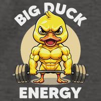 Big Duck Energy Duck Lovers Funny Gym Weightlifting Duck Vector Backpack
