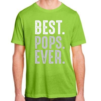 Best Dad Ever Best Pops Ever Protector Husband Fathers Day Adult ChromaSoft Performance T-Shirt