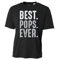 Best Dad Ever Best Pops Ever Protector Husband Fathers Day Cooling Performance Crew T-Shirt