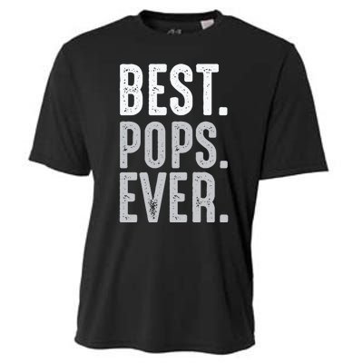 Best Dad Ever Best Pops Ever Protector Husband Fathers Day Cooling Performance Crew T-Shirt