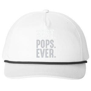 Best Dad Ever Best Pops Ever Protector Husband Fathers Day Snapback Five-Panel Rope Hat