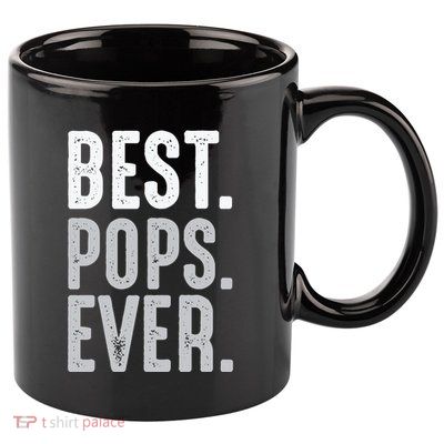 Best Dad Ever Best Pops Ever Protector Husband Fathers Day 11oz C Handle Ceramic Mug