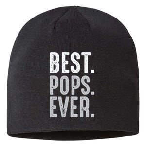 Best Dad Ever Best Pops Ever Protector Husband Fathers Day Sustainable Beanie