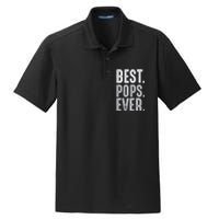 Best Dad Ever Best Pops Ever Protector Husband Fathers Day Dry Zone Grid Polo