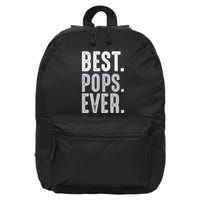 Best Dad Ever Best Pops Ever Protector Husband Fathers Day 16 in Basic Backpack