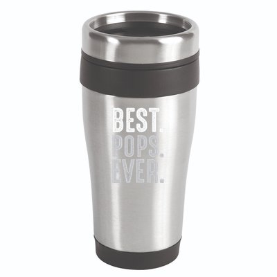 Best Dad Ever Best Pops Ever Protector Husband Fathers Day 16oz Travel Tumbler