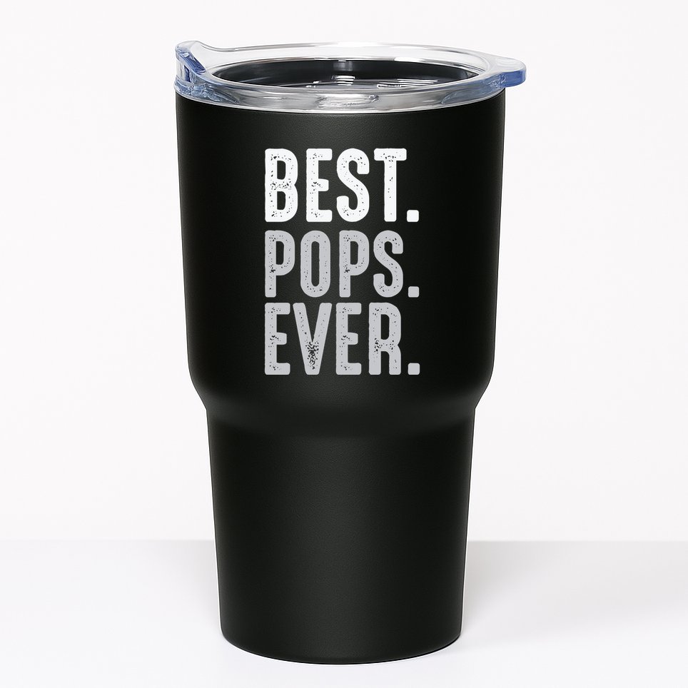 Best Dad Ever Best Pops Ever Protector Husband Fathers Day Tumbler
