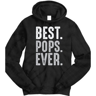 Best Dad Ever Best Pops Ever Protector Husband Fathers Day Tie Dye Hoodie