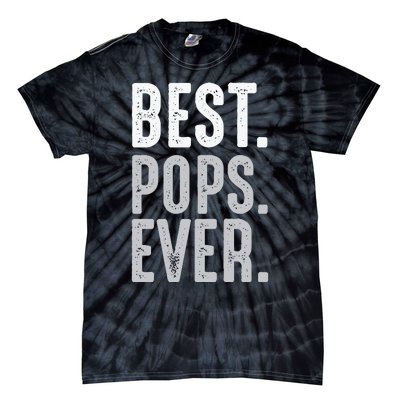 Best Dad Ever Best Pops Ever Protector Husband Fathers Day Tie-Dye T-Shirt