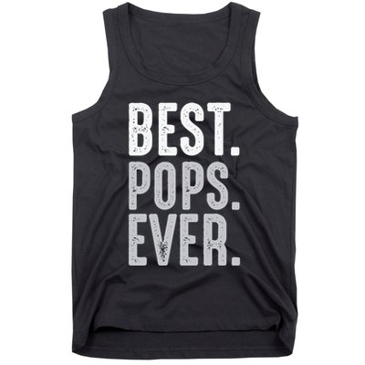 Best Dad Ever Best Pops Ever Protector Husband Fathers Day Tank Top