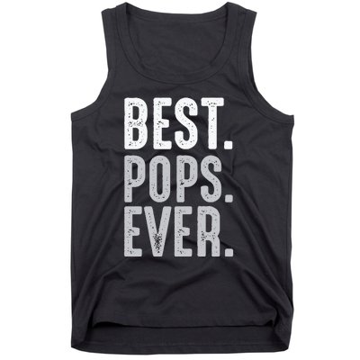 Best Dad Ever Best Pops Ever Protector Husband Fathers Day Tank Top