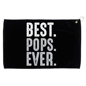 Best Dad Ever Best Pops Ever Protector Husband Fathers Day Grommeted Golf Towel