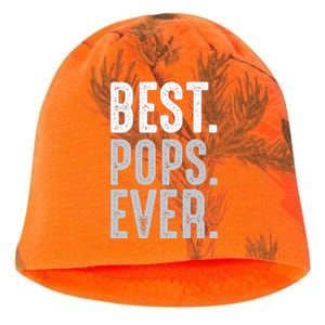 Best Dad Ever Best Pops Ever Protector Husband Fathers Day Kati - Camo Knit Beanie