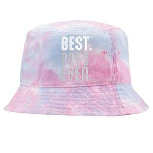 Best Dad Ever Best Pops Ever Protector Husband Fathers Day Tie-Dyed Bucket Hat