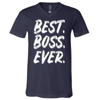 Boss Day Employee Appreciation Office Gift |S & Wo V-Neck T-Shirt