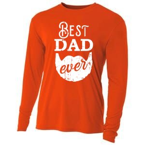 Best Dad Ever Gift For Bearded Daddys Father's Day Cute Gift Cooling Performance Long Sleeve Crew