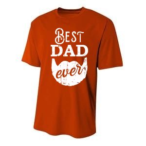 Best Dad Ever Gift For Bearded Daddys Father's Day Cute Gift Performance Sprint T-Shirt