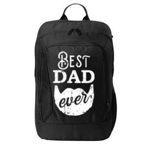 Best Dad Ever Gift For Bearded Daddys Father's Day Cute Gift City Backpack