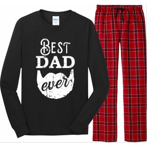 Best Dad Ever Gift For Bearded Daddys Father's Day Cute Gift Long Sleeve Pajama Set