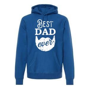 Best Dad Ever Gift For Bearded Daddys Father's Day Cute Gift Premium Hoodie