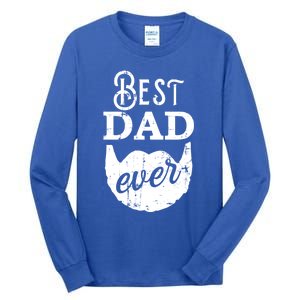 Best Dad Ever Gift For Bearded Daddys Father's Day Cute Gift Tall Long Sleeve T-Shirt