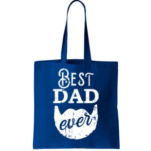 Best Dad Ever Gift For Bearded Daddys Father's Day Cute Gift Tote Bag