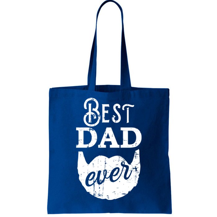 Best Dad Ever Gift For Bearded Daddys Father's Day Cute Gift Tote Bag