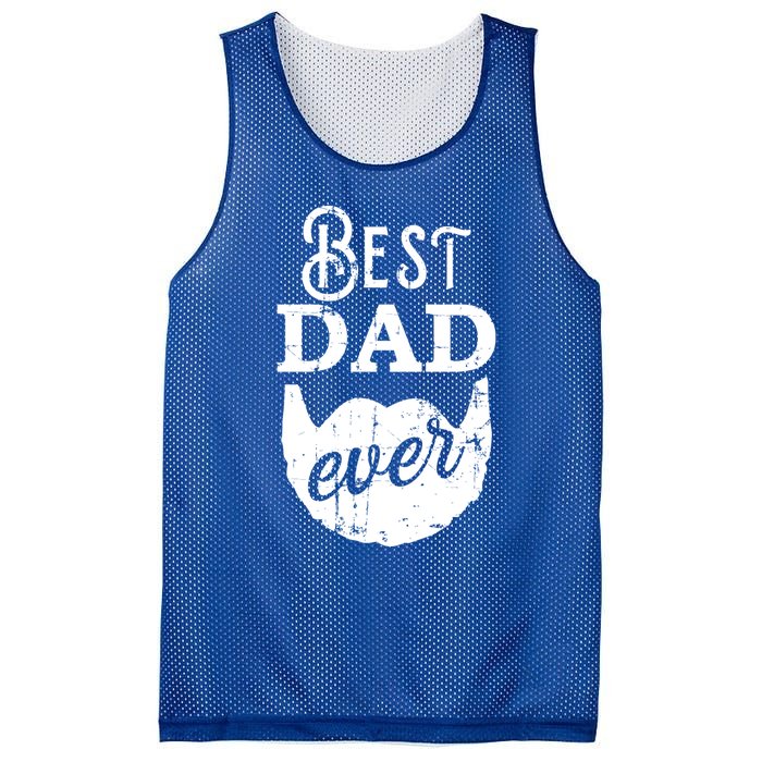 Best Dad Ever Gift For Bearded Daddys Father's Day Cute Gift Mesh Reversible Basketball Jersey Tank