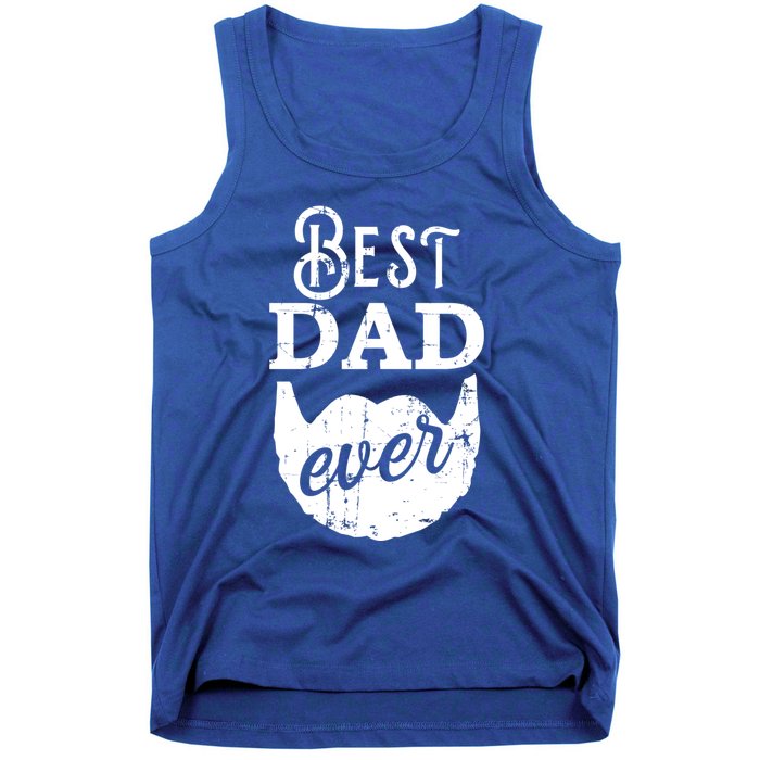 Best Dad Ever Gift For Bearded Daddys Father's Day Cute Gift Tank Top