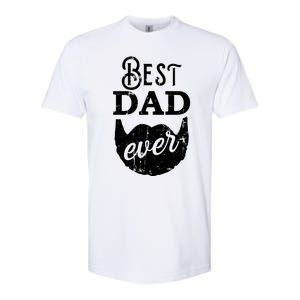 Best Dad Ever Gift For Bearded Daddys Father's Day Cute Gift Softstyle CVC T-Shirt