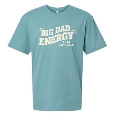 Big Dad Energy Tim Walz Waltz 2024 Sueded Cloud Jersey T-Shirt