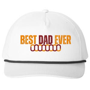 Best Dad Ever Happy Fathers Day Snapback Five-Panel Rope Hat