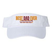 Best Dad Ever Happy Fathers Day Valucap Bio-Washed Visor