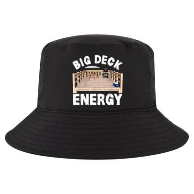 Big Deck Energy | Funny Back Yard Deck Owner & Carpentry Pun Cool Comfort Performance Bucket Hat