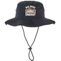 Big Deck Energy | Funny Back Yard Deck Owner & Carpentry Pun Legacy Cool Fit Booney Bucket Hat