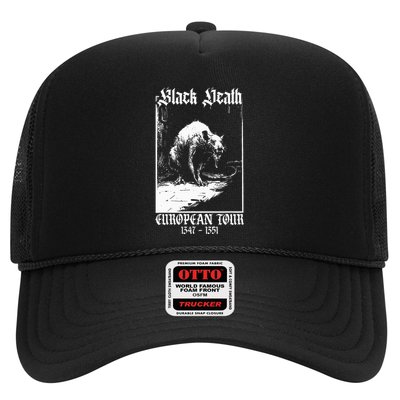 Black Death European Plague Rat Medieval History Goth Trucker Hat