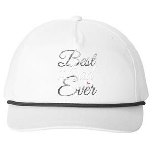 Best Dad Ever Tee Cute Fathers Day Gift Snapback Five-Panel Rope Hat