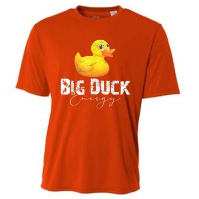 Big Duck Energy Yellow Rubber Duck Lover Cooling Performance Crew T-Shirt