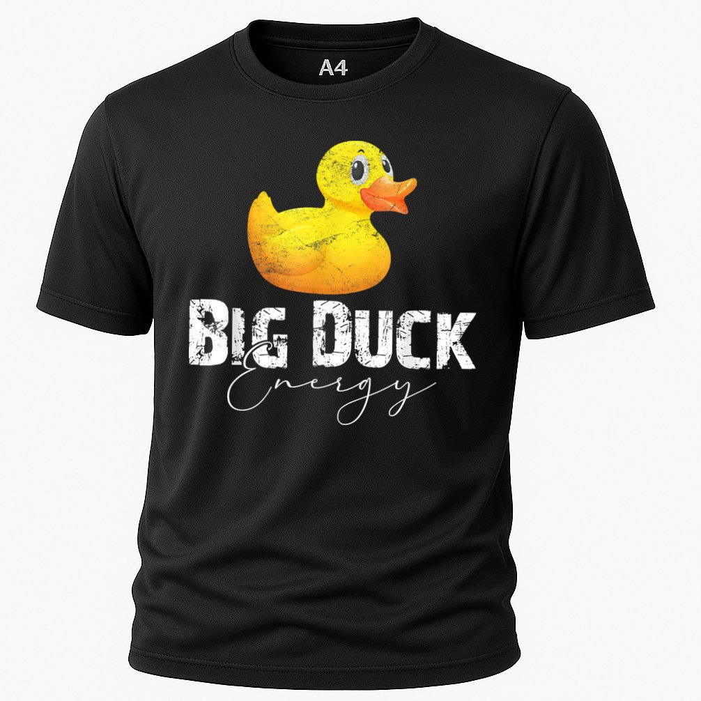 Big Duck Energy Yellow Rubber Duck Lover Cooling Performance Crew T-Shirt