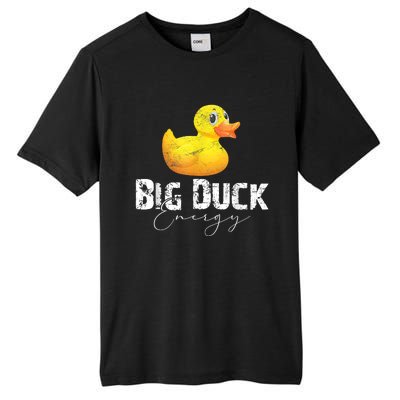 Big Duck Energy Yellow Rubber Duck Lover Tall Fusion ChromaSoft Performance T-Shirt