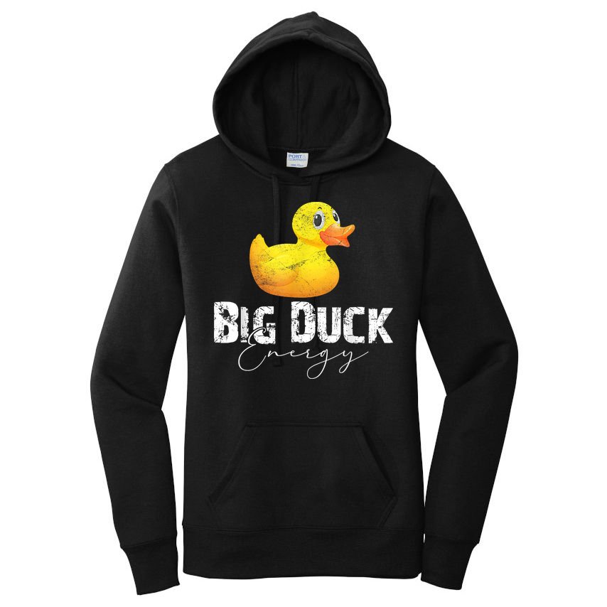 Big Duck Energy Yellow Rubber Duck Lover Women's Pullover Hoodie