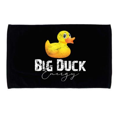 Big Duck Energy Yellow Rubber Duck Lover Microfiber Hand Towel