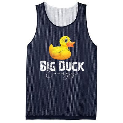 Big Duck Energy Yellow Rubber Duck Lover Mesh Reversible Basketball Jersey Tank