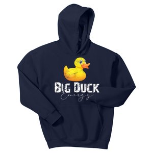 Big Duck Energy Yellow Rubber Duck Lover Kids Hoodie