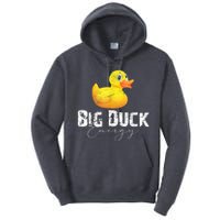 Big Duck Energy Yellow Rubber Duck Lover Tall Hoodie