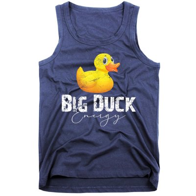 Big Duck Energy Yellow Rubber Duck Lover Tank Top