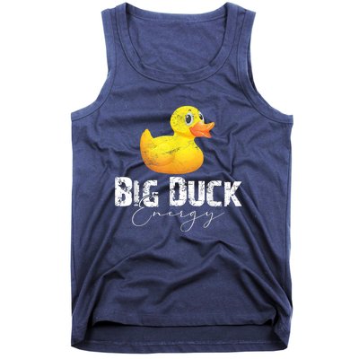 Big Duck Energy Yellow Rubber Duck Lover Tank Top