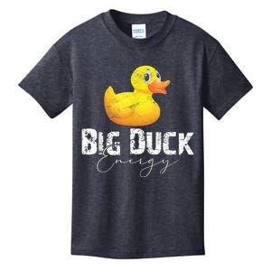 Big Duck Energy Yellow Rubber Duck Lover Kids T-Shirt