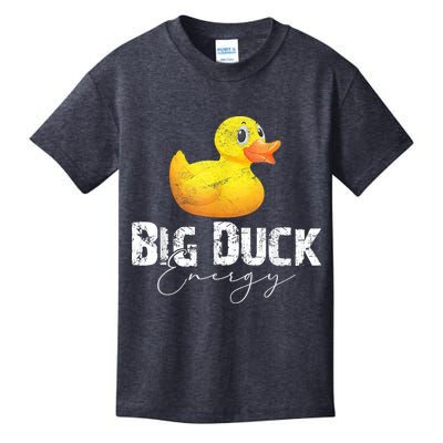 Big Duck Energy Yellow Rubber Duck Lover Kids T-Shirt